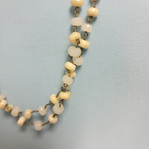 Vintage Bead Link Necklace - Picture 2 of 5